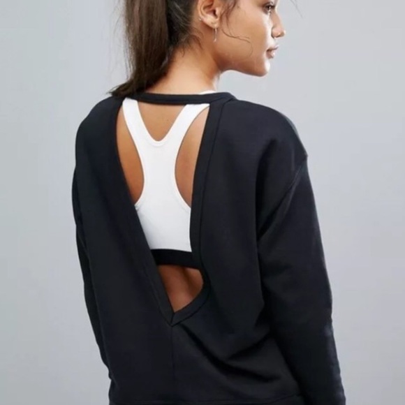 nike open back sweatshirt